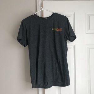 tropical smoothie Cafe shirt. fits smaller than M